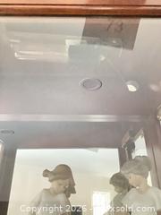 MaxSold Auction: Traditional Dark Mahogany Curio Cabinet with Mirrored Back - Vienna (Virginia, USA) PARTNER MANAGED Estate Sale Online Auction - Mill Wheel Lane