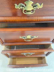 MaxSold Auction: Traditional Tall Lingerie Chest, 6 Drawers, Brass Hardware - Vienna (Virginia, USA) PARTNER MANAGED Estate Sale Online Auction - Mill Wheel Lane