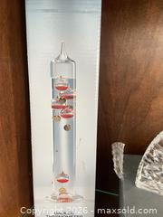 MaxSold Auction: Waterford crystal, Galileo thermometer, USB salt lamp & glass décor - Vienna (Virginia, USA) PARTNER MANAGED Estate Sale Online Auction - Mill Wheel Lane
