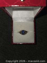 MaxSold Auction: 10k Gold, Diamond, Star Sapphire Cabochon Vintage Ring - Hamilton (Ontario, Canada) SELLER MANAGED Estate Sale Online Auction - Bishopsgate Ave.