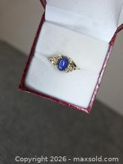 MaxSold Auction: 10k Gold, Diamond, Star Sapphire Cabochon Vintage Ring - Hamilton (Ontario, Canada) SELLER MANAGED Estate Sale Online Auction - Bishopsgate Ave.