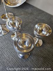 MaxSold Auction: Antique Silver Plated Wine and Liqueur Cups and Copper Tray - Hamilton (Ontario, Canada) SELLER MANAGED Estate Sale Online Auction - Bishopsgate Ave.