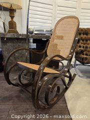 MaxSold Auction: Bentwood and Woven Cane Rocking Chair - Thonet Style - Hamilton (Ontario, Canada) SELLER MANAGED Estate Sale Online Auction - Bishopsgate Ave.