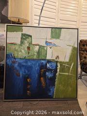 MaxSold Auction: Modern Abstract Art - Large Canvas - Hamilton (Ontario, Canada) SELLER MANAGED Estate Sale Online Auction - Bishopsgate Ave.