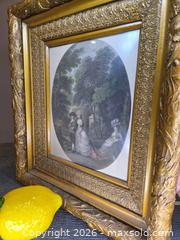 MaxSold Auction: Ornate Antique Frame with Victorian Etching "The Walk at Kew" - Hamilton (Ontario, Canada) SELLER MANAGED Estate Sale Online Auction - Bishopsgate Ave.