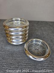MaxSold Auction: Silver Plated Glass Coasters (6) - Hamilton (Ontario, Canada) SELLER MANAGED Estate Sale Online Auction - Bishopsgate Ave.