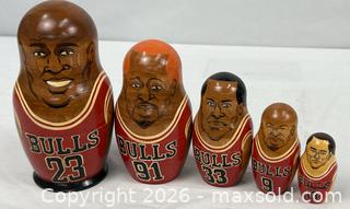 MaxSold Auction: Chicago Bulls “Russian Style" Nesting Dolls - Campbell (California, USA) PARTNER MANAGED Estate Sale Online Auction - Dell Avenue