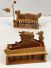 MaxSold Auction: Chinese Wooden Hand Crank Dragon Toys - Campbell (California, USA) PARTNER MANAGED Estate Sale Online Auction - Dell Avenue