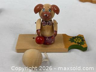 MaxSold Auction: Lot of Russian Bogorodsk Carved Wooden Toys - Campbell (California, USA) PARTNER MANAGED Estate Sale Online Auction - Dell Avenue
