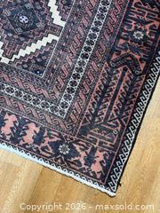MaxSold Auction: Black Persian rug handmade  - Toronto (Ontario, Canada) SUPER SHORT NOTICE SELLER MANAGED Downsizing Online Auction - Eglinton Avenue East