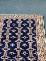 MaxSold Auction: Blue Persian rug handmade  - Toronto (Ontario, Canada) SUPER SHORT NOTICE SELLER MANAGED Downsizing Online Auction - Eglinton Avenue East