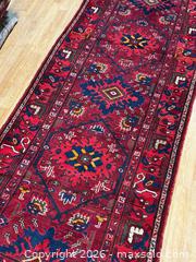MaxSold Auction: Long Persian runner rug handmade   - Toronto (Ontario, Canada) SUPER SHORT NOTICE SELLER MANAGED Downsizing Online Auction - Eglinton Avenue East
