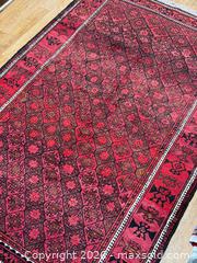 MaxSold Auction: Persian Baluchi Rug handmade  - Toronto (Ontario, Canada) SUPER SHORT NOTICE SELLER MANAGED Downsizing Online Auction - Eglinton Avenue East