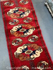 MaxSold Auction: Persian runner rug handmade  - Toronto (Ontario, Canada) SUPER SHORT NOTICE SELLER MANAGED Downsizing Online Auction - Eglinton Avenue East
