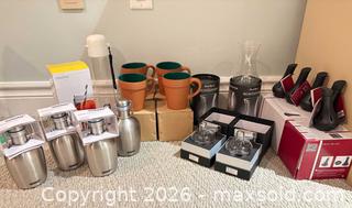 MaxSold Auction: Assorted Drinkware & Wine Accessories - Oakville (Ontario, Canada) PARTNER MANAGED Estate Sale Online Auction - Dorval Drive