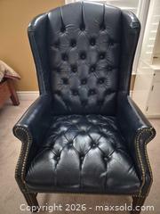 MaxSold Auction: Leather Wingback Chair - Oakville (Ontario, Canada) PARTNER MANAGED Estate Sale Online Auction - Dorval Drive