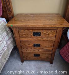 MaxSold Auction: Mission Style Solid Wood Night Stand - Oakville (Ontario, Canada) PARTNER MANAGED Estate Sale Online Auction - Dorval Drive
