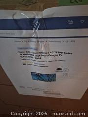 MaxSold Auction: Sony Bravia 43" New TV - Oakville (Ontario, Canada) PARTNER MANAGED Estate Sale Online Auction - Dorval Drive