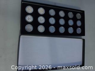 MaxSold Auction: 2009 U.S. State/Territory Quarter Set, 18 Quarters - San Jose (California, USA) SELLER MANAGED Downsizing Online Auction - North 24th Street