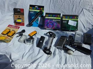 MaxSold Auction: Assorted Blackburn & Bike Party Bike Accessories, 6–10 Pieces - San Jose (California, USA) SELLER MANAGED Downsizing Online Auction - North 24th Street