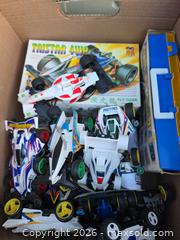MaxSold Auction: Large Lot of Vintage 1/32 Scale Mini 4WD Model Racing Cars - Unbuilt & Assembled - San Jose (California, USA) SELLER MANAGED Downsizing Online Auction - North 24th Street