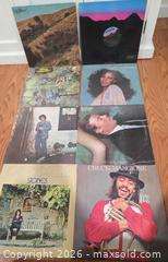 MaxSold Auction: Lot of 8 Vinyl LPs 12" Records 1970s–1980s - San Jose (California, USA) SELLER MANAGED Downsizing Online Auction - North 24th Street