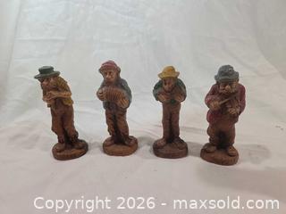 MaxSold Auction: Vintage 1940s Syroco Hillbilly Band Figurines - Set of 4 - San Jose (California, USA) SELLER MANAGED Downsizing Online Auction - North 24th Street