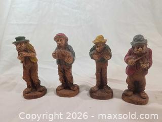 MaxSold Auction: Vintage 1940s Syroco Hillbilly Band Figurines - Set of 4 - San Jose (California, USA) SELLER MANAGED Downsizing Online Auction - North 24th Street