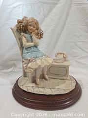 MaxSold Auction: Vintage A. Belcari Italian Figurine - Girl by Telephone - San Jose (California, USA) SELLER MANAGED Downsizing Online Auction - North 24th Street