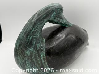 MaxSold Auction: Beautiful unbranded decortive duck sculpture, heavy. - Menlo Park (California, USA) SELLER MANAGED Downsizing Online Auction - Henderson Place
