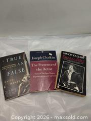 MaxSold Auction: 3 vintage theatre books - Victoria (British Columbia, Canada) SELLER MANAGED Reseller Online Auction - Island Highway