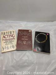 MaxSold Auction: 3 vintage theatre books - Victoria (British Columbia, Canada) SELLER MANAGED Reseller Online Auction - Island Highway