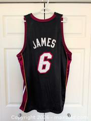 MaxSold Auction: LeBron James Miami heat jersey  - Victoria (British Columbia, Canada) SELLER MANAGED Reseller Online Auction - Island Highway