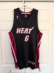MaxSold Auction: LeBron James Miami heat jersey  - Victoria (British Columbia, Canada) SELLER MANAGED Reseller Online Auction - Island Highway