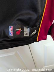 MaxSold Auction: LeBron James Miami heat jersey  - Victoria (British Columbia, Canada) SELLER MANAGED Reseller Online Auction - Island Highway