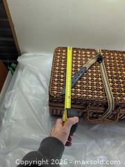 MaxSold Auction: Picnic basket and contents - Victoria (British Columbia, Canada) SELLER MANAGED Reseller Online Auction - Island Highway