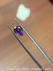 MaxSold Auction: BEAUTIFUL NATURAL! (1.40ct) PURPLE PEAR SHAPE AMETHYST GEMSTONE!  - Toronto (Ontario, Canada) PARTNER MANAGED Downsizing Online Auction - Queen Street East