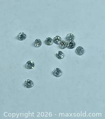 MaxSold Auction: NATURAL!! (0.66CTW) 20 WHITE!!! Small Round brilliant cut Diamonds     - Toronto (Ontario, Canada) PARTNER MANAGED Downsizing Online Auction - Queen Street East