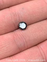 MaxSold Auction: NATURAL! (1.33ct) SI-VS  WITH HIGHER COLOR QUALIY!!   REAL ROUND BLACK DIAMOND - Toronto (Ontario, Canada) PARTNER MANAGED Downsizing Online Auction - Queen Street East