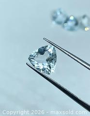 MaxSold Auction: NATURAL! FLAWLESS TRILLION Aquamarine 1.38ct Gemstone - Toronto (Ontario, Canada) PARTNER MANAGED Downsizing Online Auction - Queen Street East