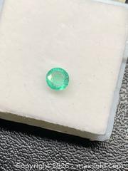 MaxSold Auction: Rare (0.37CT) genuine Colombian round emerald  - Toronto (Ontario, Canada) PARTNER MANAGED Downsizing Online Auction - Queen Street East