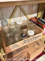 MaxSold Auction: Assorted Mason Jars, Lids, Pressure Cooker & Metal Shelving - Acme (Alberta, Canada) SELLER MANAGED Moving Online Auction - Township Road 292