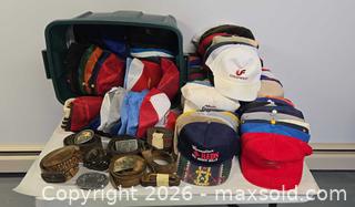 MaxSold Auction: Assorted Trucker Hats, Snapbacks & Belt Buckles (6–15) - Acme (Alberta, Canada) SELLER MANAGED Moving Online Auction - Township Road 292