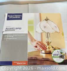 MaxSold Auction: Better Homes & Gardens Polished Brass Touch Dimmable Table Lamp - Acme (Alberta, Canada) SELLER MANAGED Moving Online Auction - Township Road 292