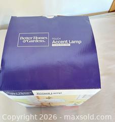 MaxSold Auction: Better Homes & Gardens Polished Brass Touch Dimmable Table Lamp - Acme (Alberta, Canada) SELLER MANAGED Moving Online Auction - Township Road 292