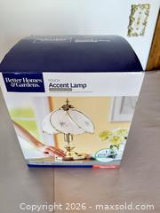 MaxSold Auction: Better Homes & Gardens Polished Brass Touch Dimmable Table Lamp - Acme (Alberta, Canada) SELLER MANAGED Moving Online Auction - Township Road 292