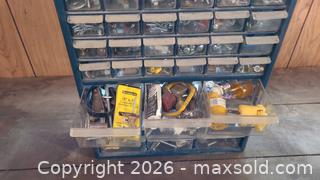 MaxSold Auction: Blue plastic screw organizer  - Acme (Alberta, Canada) SELLER MANAGED Moving Online Auction - Township Road 292