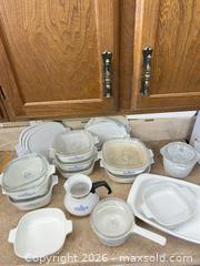 MaxSold Auction: CorningWare Blue Cornflower Glass-Ceramic 10+ Piece Set - Acme (Alberta, Canada) SELLER MANAGED Moving Online Auction - Township Road 292