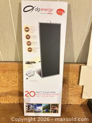 MaxSold Auction: dg energy 20W 12V Portable Solar Panel - Acme (Alberta, Canada) SELLER MANAGED Moving Online Auction - Township Road 292