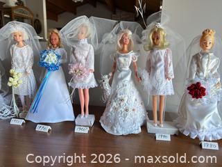 MaxSold Auction: Lot of 10 Wedding/Bridal Fashion Dolls (11–12 in) - Acme (Alberta, Canada) SELLER MANAGED Moving Online Auction - Township Road 292